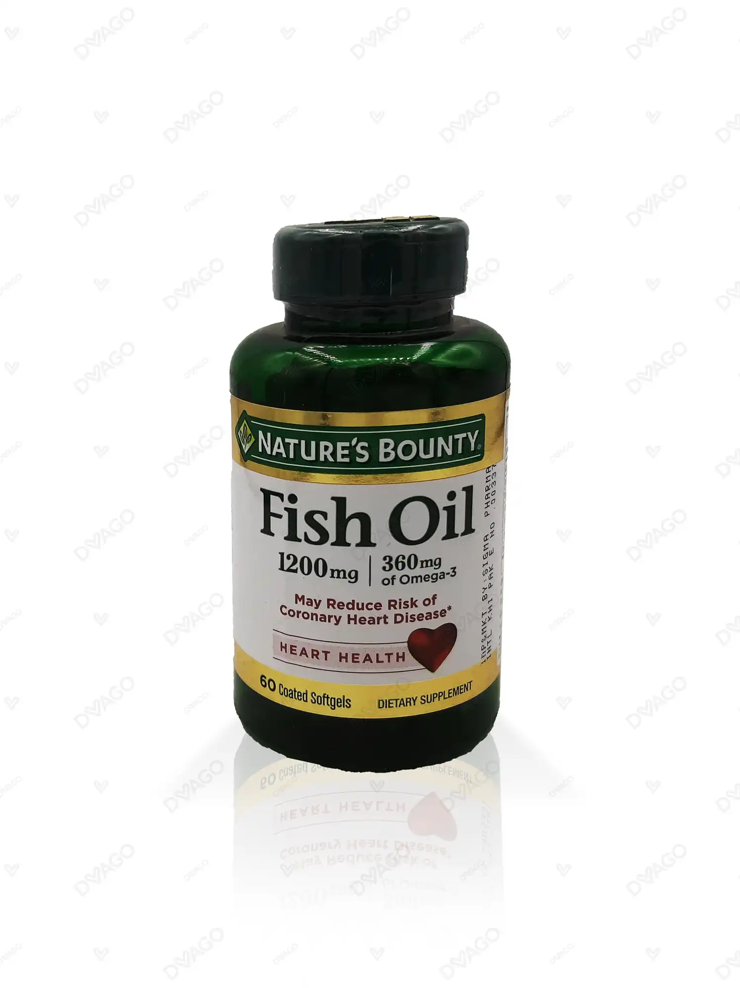 Natures Bounty Fish Oil 1200 Mg Softgel Capsules 60s